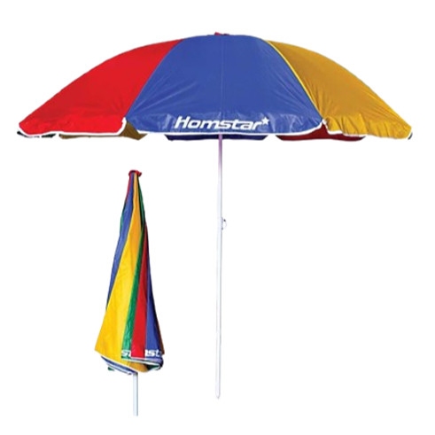 Ombrellone da spiaggia colorato portatile da 2 metri