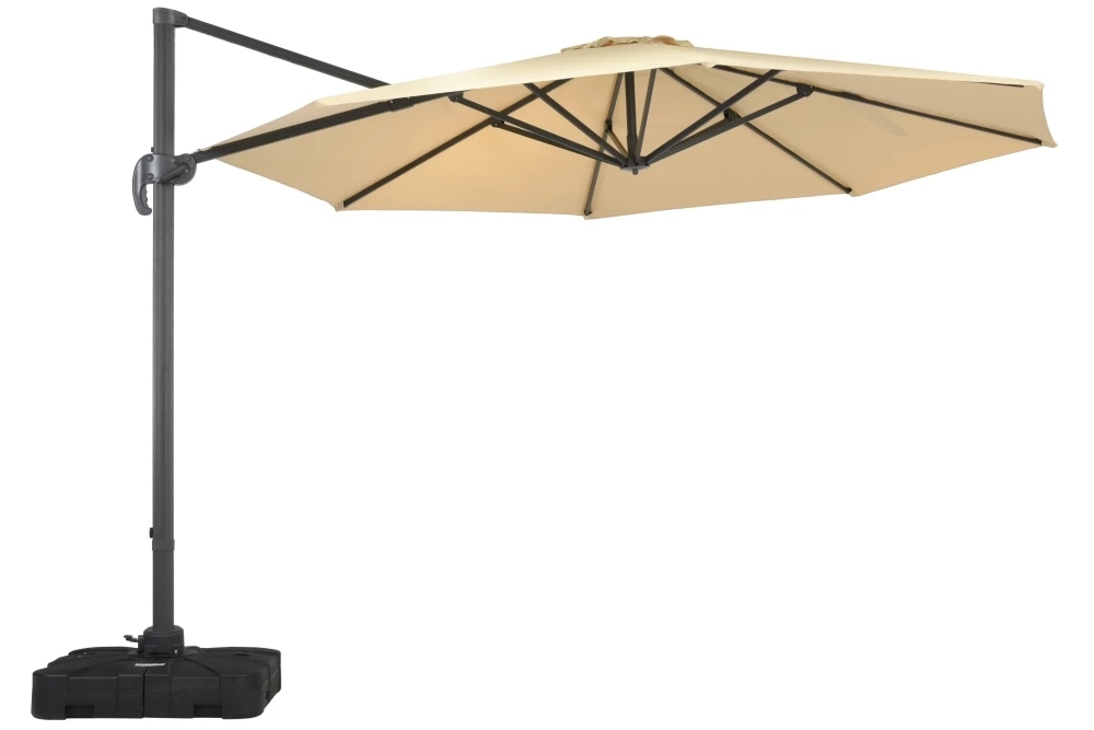 Ombrellone da giardino Vesta beige da 3,5 m