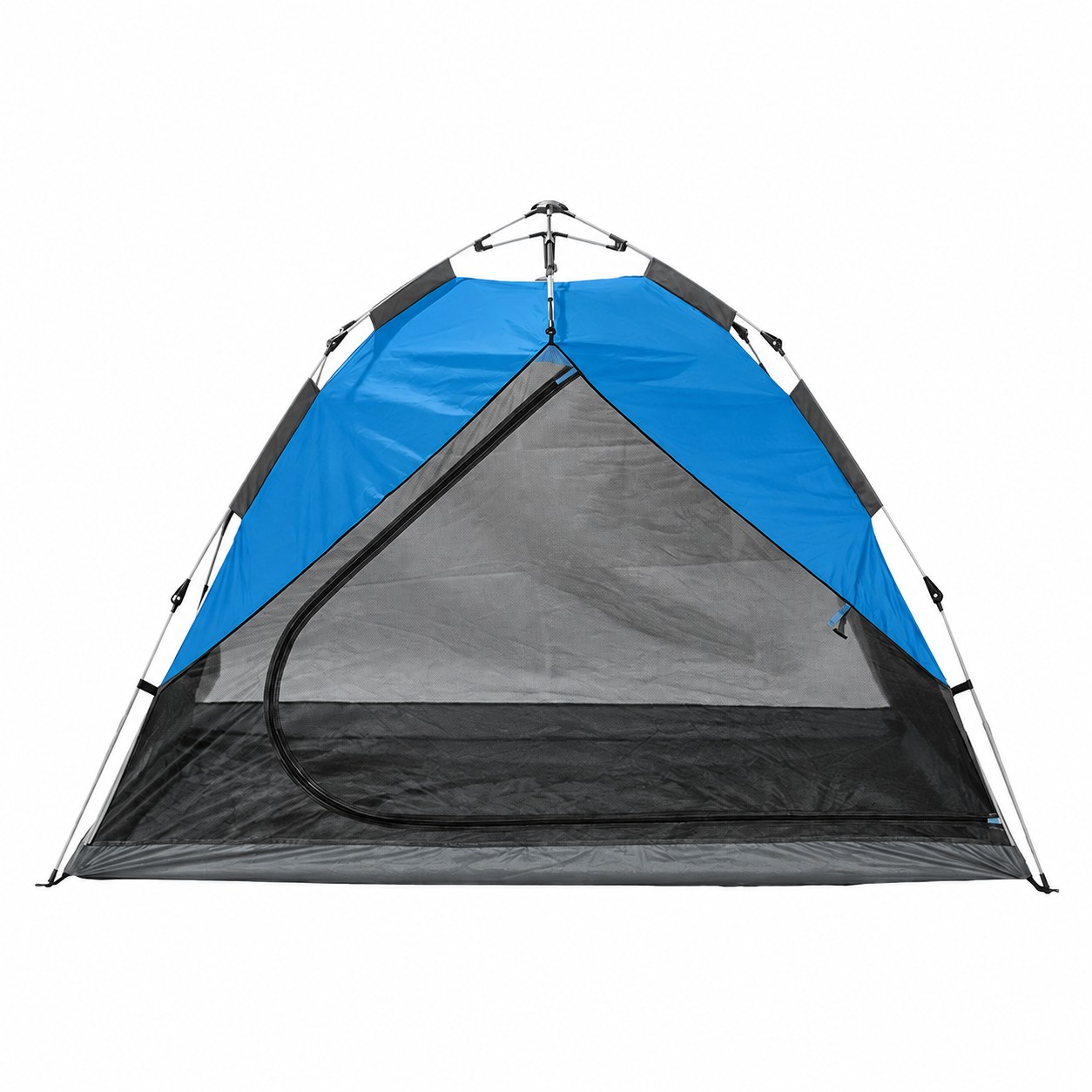 Tenda da parco istantanea personalizzata da 200 × 200 cm con tettuccio rivestito in argento