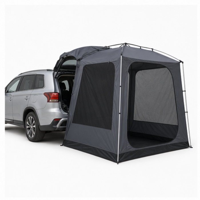 Tenda da campeggio personalizzata con portellone posteriore SUV da 230 cm con telaio in alluminio