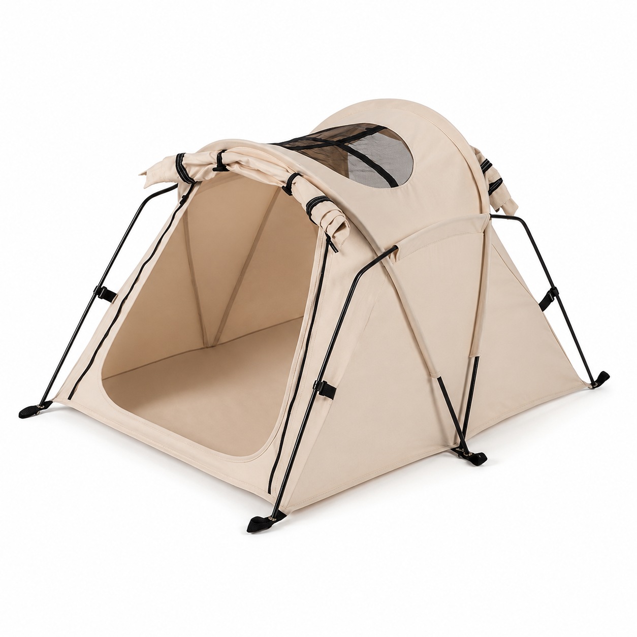 Tenda per lettino portatile personalizzata per animali domestici con pali in alluminio 7001