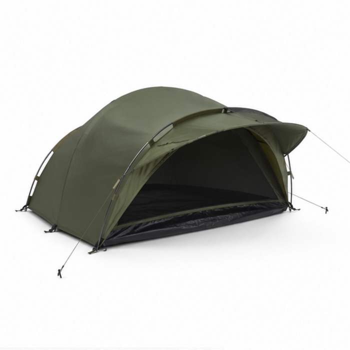 Tenda bivvy da pesca personalizzata per due persone con portico anti-tempesta