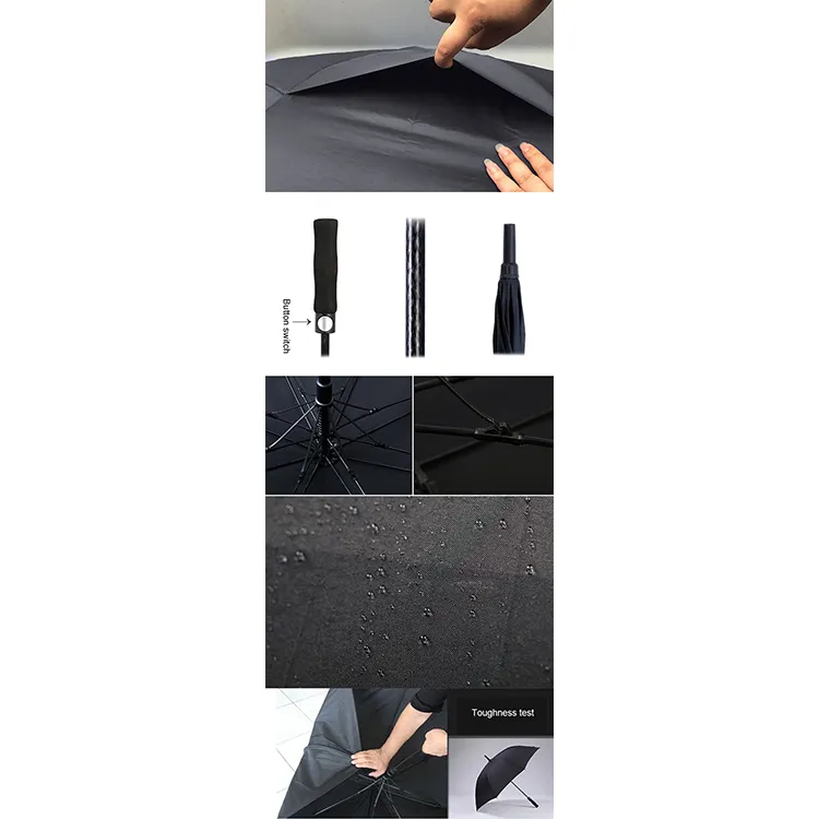 Ombrello da golf pubblicitario a due strati